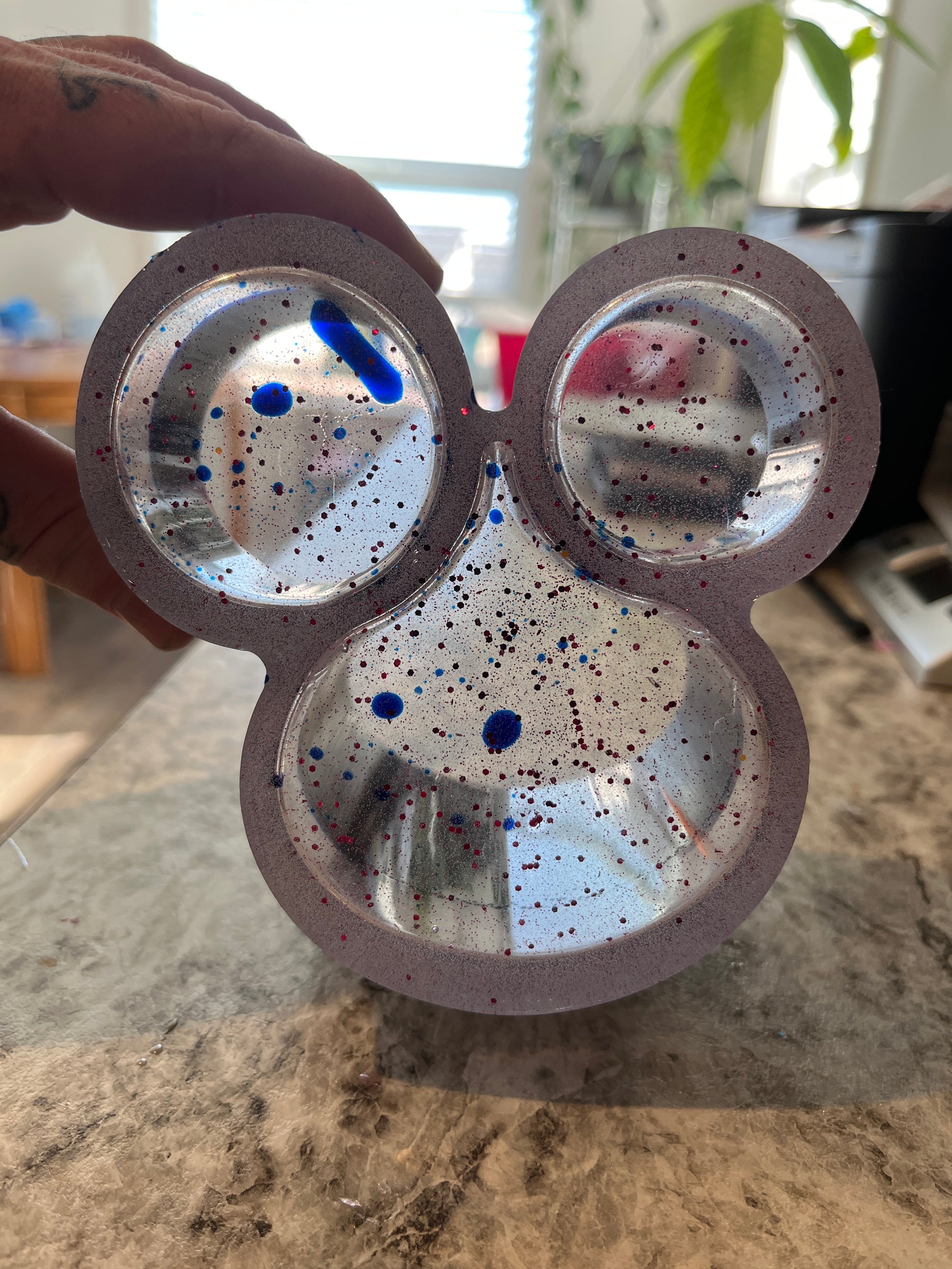 Custom pen/make up brush holder